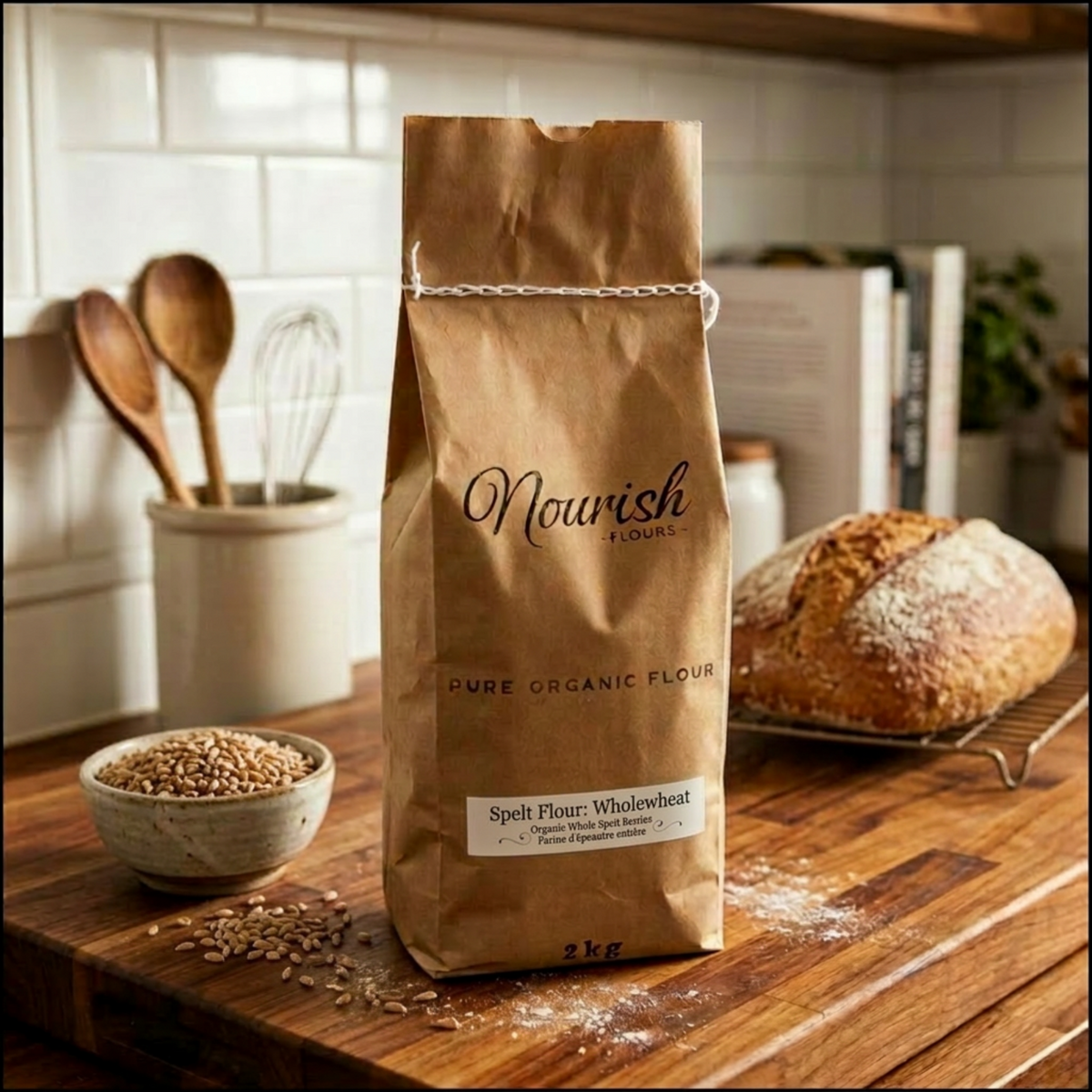 Spelt Flour - Wholegrain Organic