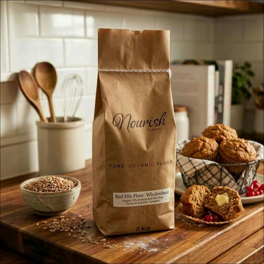 Red Fife Wheat Flour - Wholegrain Organic